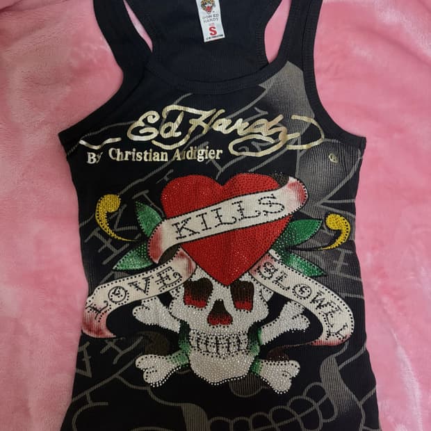 Ed hardy 펑크 나시 에드하디