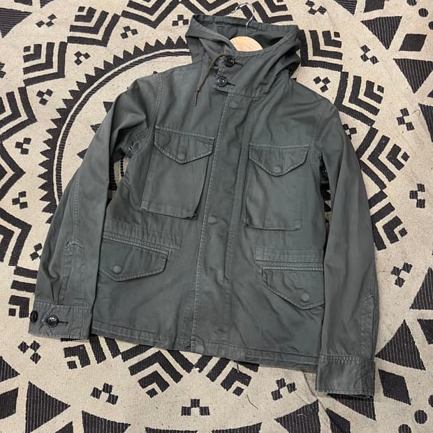 ZUCCA 주카 07AW 밀리터리 하이넥 자켓 우먼즈 Made in JA