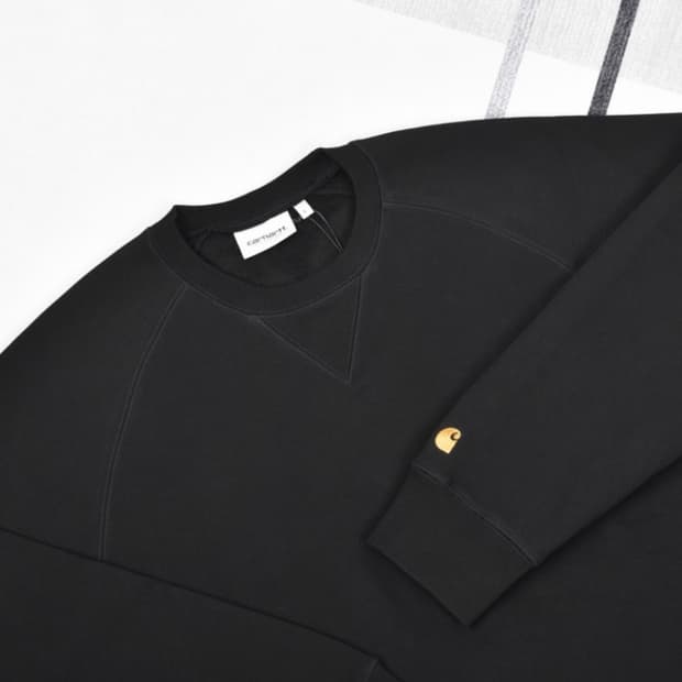 (L) 칼하트 WIP 암로고 스웻셔츠