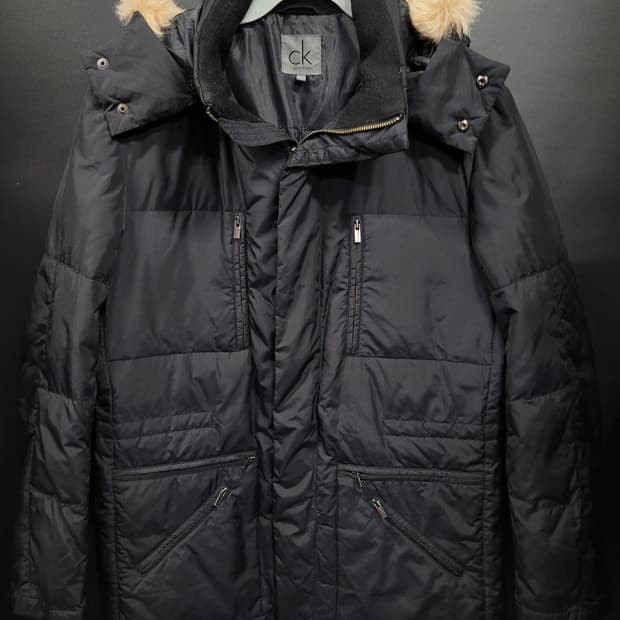 Calvin Kline 캘빈클라인 다운 패딩 후드퍼 자켓 