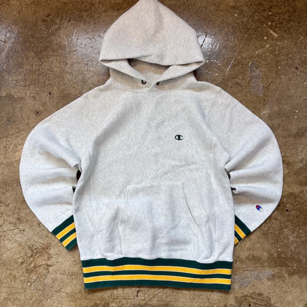 챔피온 리버스위브 배색 후디