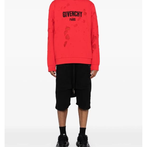 지방시 디스트로이드  디테일 후드 M