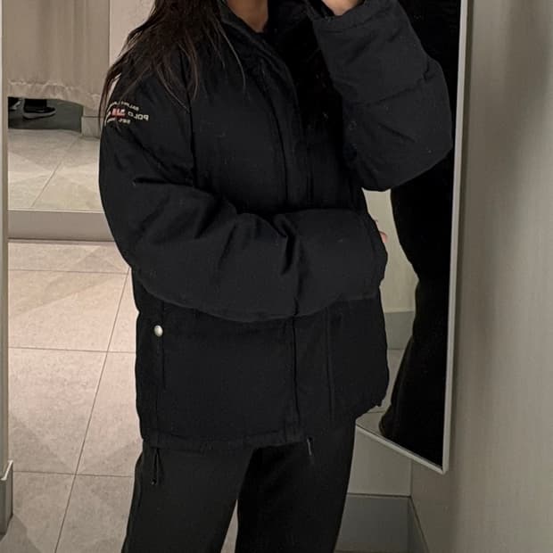 빈티지 폴로 패딩