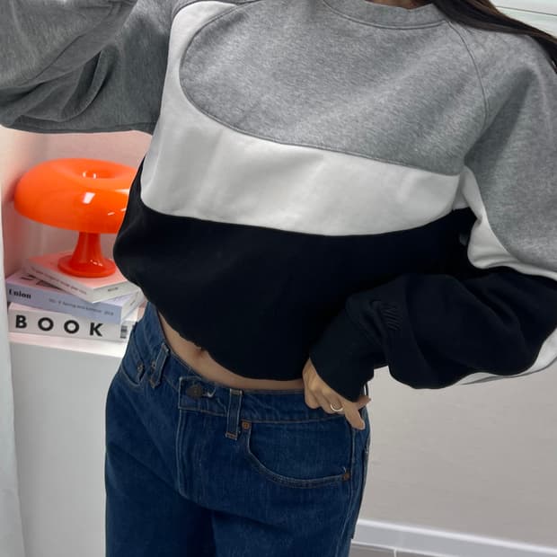 (WOMEN)나이키 크롭 맨투맨-M1424