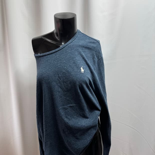 폴로 세미크롭 롱슬리브