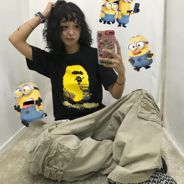 Bape X Minions Collaboration T-shirt