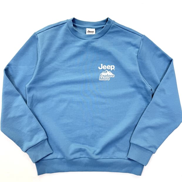 Jeep 스카이블루 맨투맨