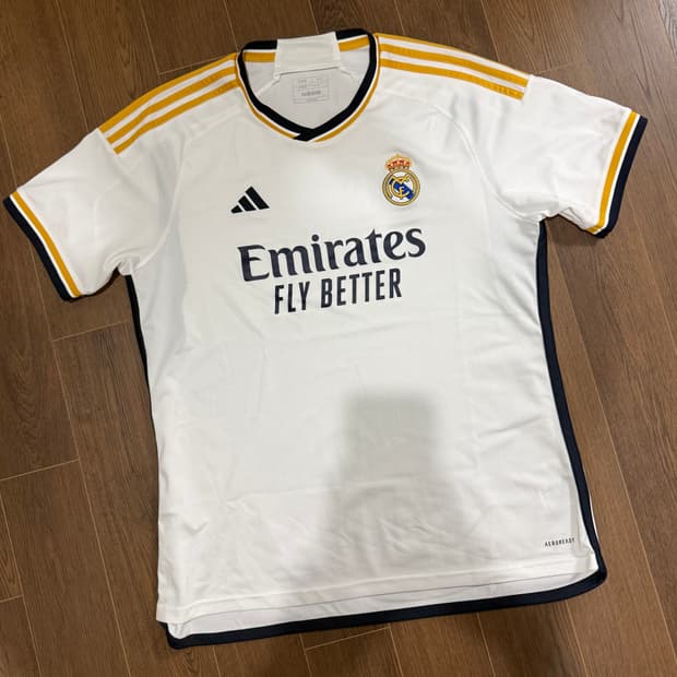 (2XL) 23-24 레알마드리드 홈 유니폼 노마킹