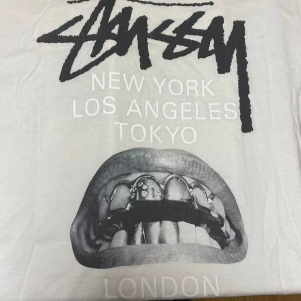 스투시 릭오웬스 40월드투어 반팔 L