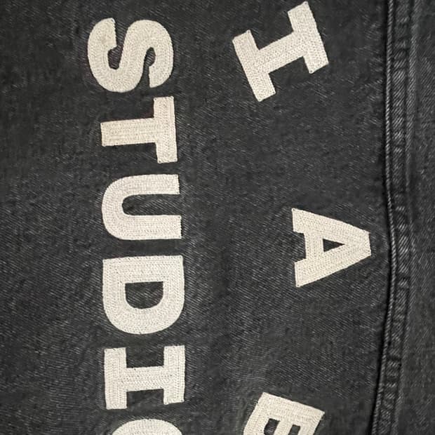 아이앱 스튜디오 x 리 데님 자켓 블랙 IAB Studio x Lee D