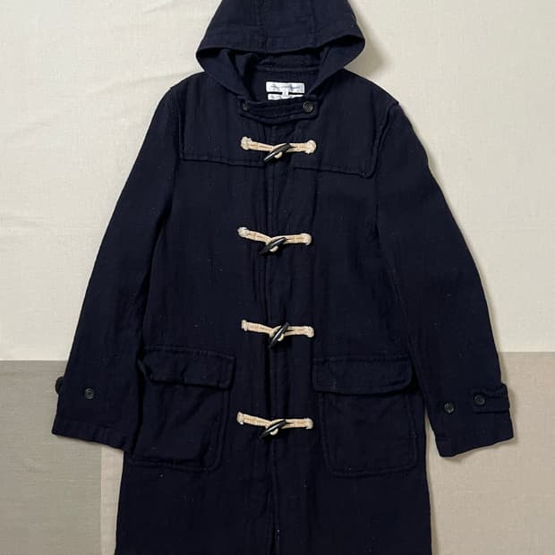 꼼데가르송 네프 울 더플코트 comme des garcons shirt