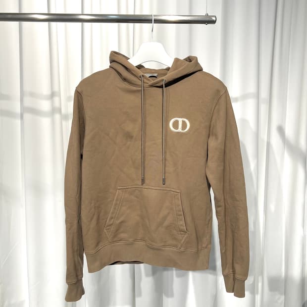 (M) 디올 cd로고 후드티