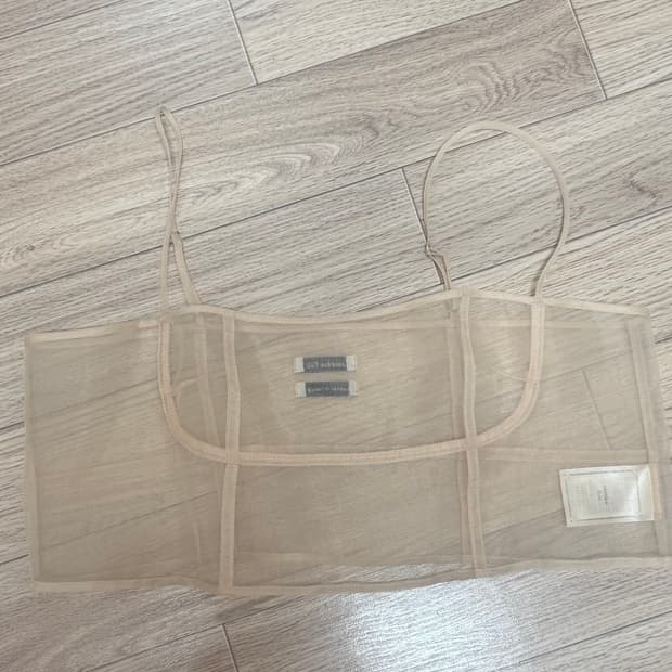 오버듀플레어 오간자 뷔스티에