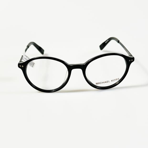 마이클 코어스 클래식 블랙 뿔테 오벌 프레임 빈티지 안경