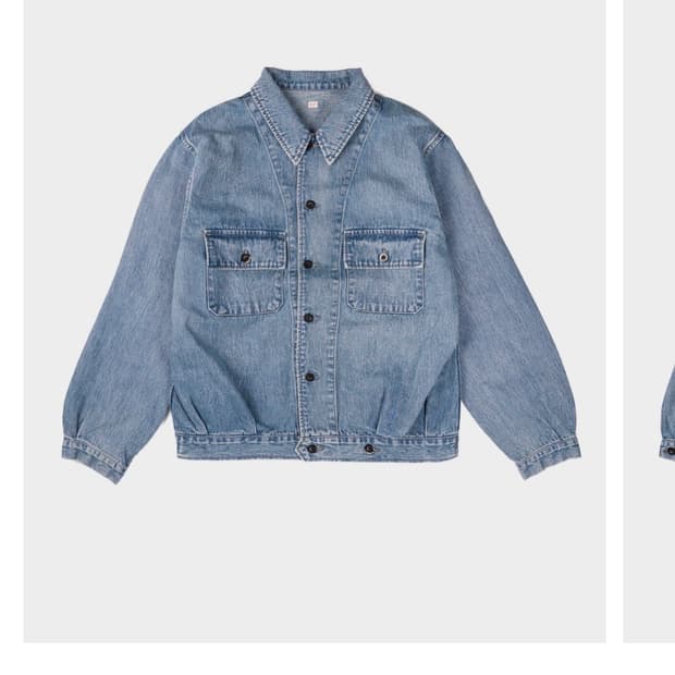 outil  우티 veste caen 데님자켓 4사이즈 (105정도) 