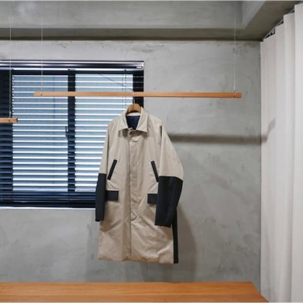 투빌더스하우스 X 썸원라이프 (협업 믹스 패브릭 코트)