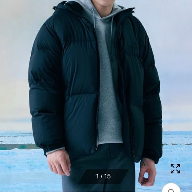 정품[새제품]아이더 ADD ON 남성 푸퍼 다운 블랙 XL 새상품 판매