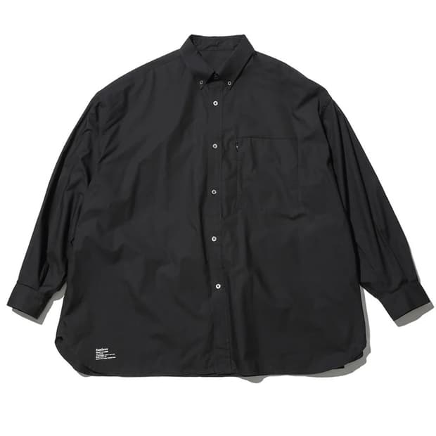 프레시서비스 유틸리티 버로우드 셔츠 블랙