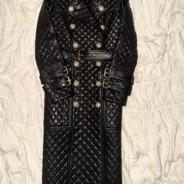 발망 램스킨 나폴레옹 퀼팅코트