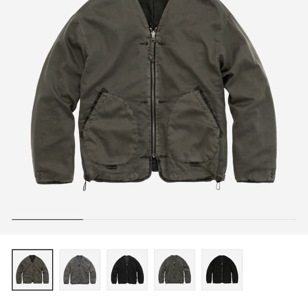 [3] 폴리테루 카모 라이너 자켓 올리브 25fw