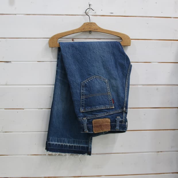 (착용컷) 80's BIG JOHN 셀비지 커팅 진 (32.5)