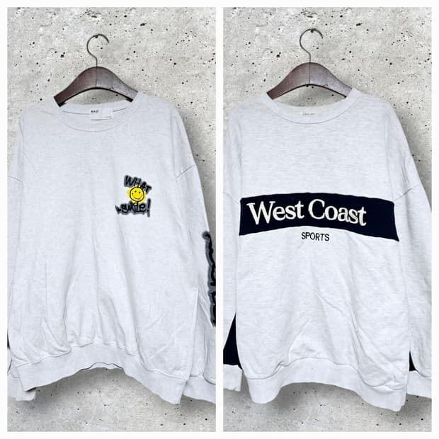 남성 맨투맨 2장 일괄 (105/XL)