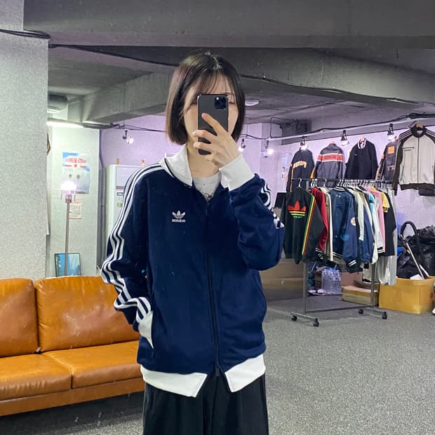 아디다스 베켄바우어 투웨이 배색 트랙탑 져지  B4688