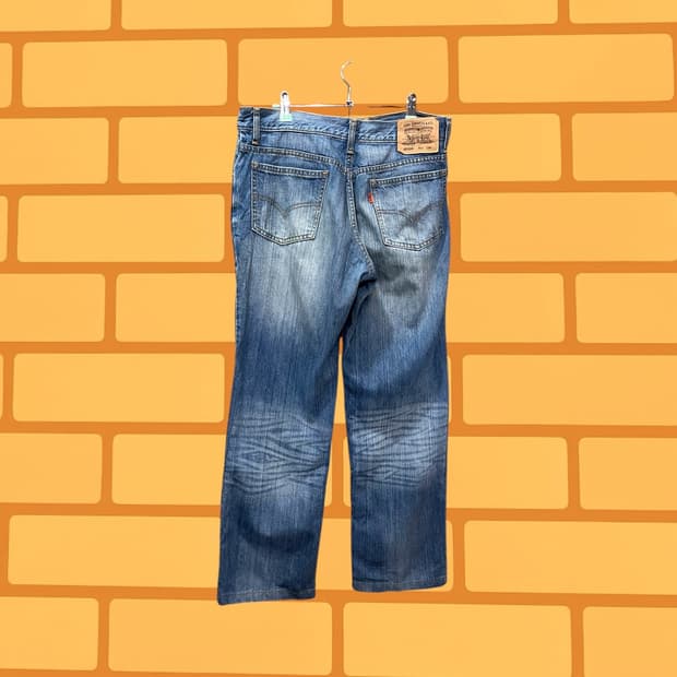 리바이스 OT206 연청 데님 팬츠 (34)