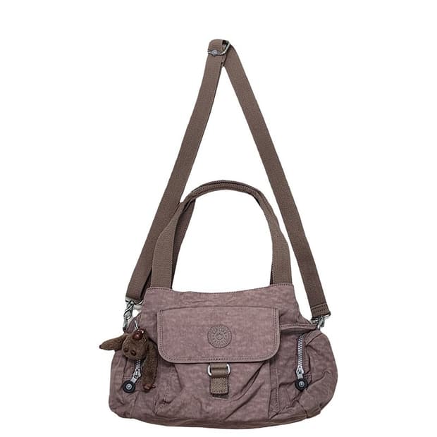KIPLING 브라운 숄더+크로스백