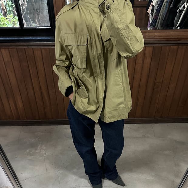 DRAWER cotton military jacket