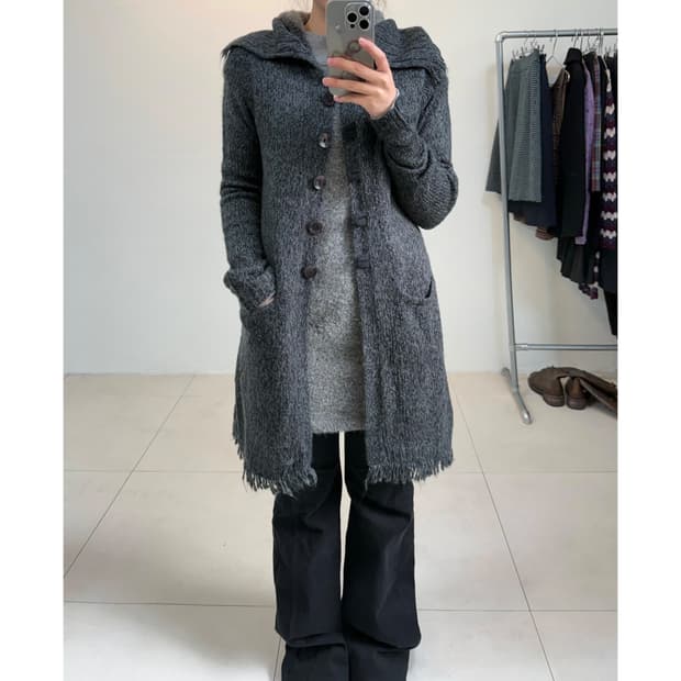 빈티지 태슬 가디건