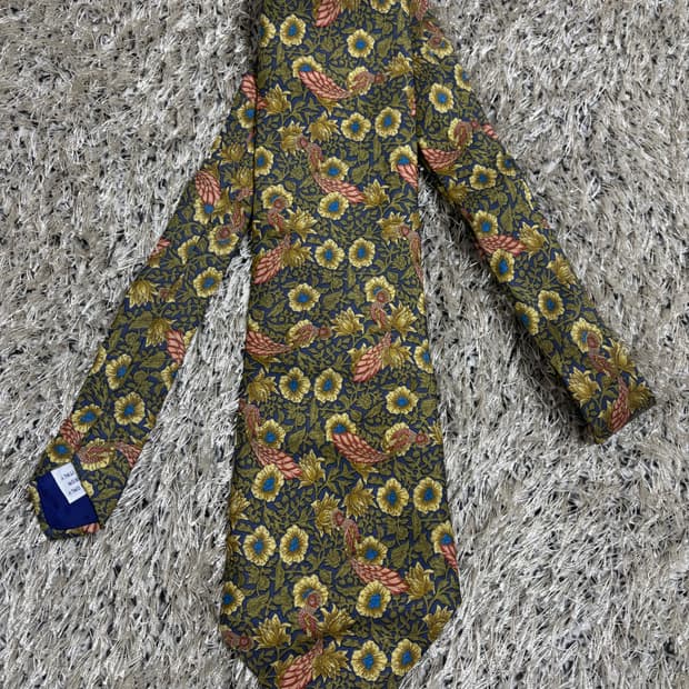 이태리제 지방시 실크 넥타이