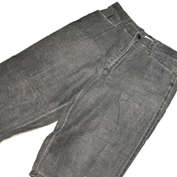 Emporio Armani 90s coated linen shorts