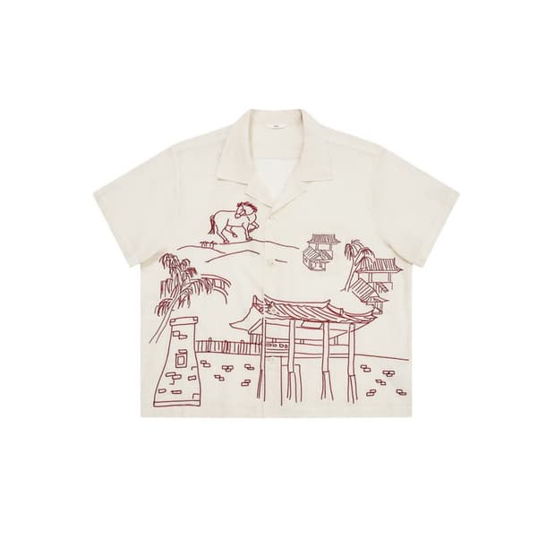 STU HISTORIC SITE EMBROIDERY SHIRT (IVOR