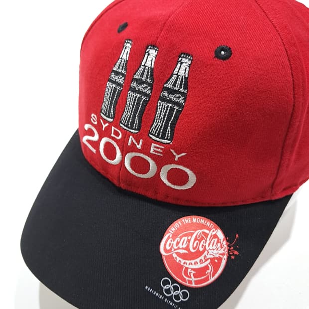 CL920 코카콜라 00s 홍콩판 2000 시드니올림픽 볼캡 모자