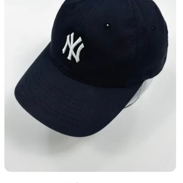 Mlb 네이비 모자 볼캡