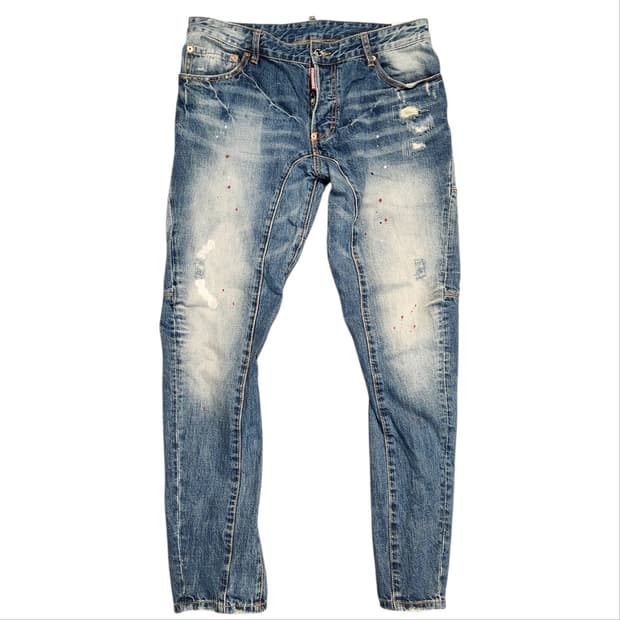 디스퀘어드2 클래식 케니 트위스트 데님팬츠 (50)