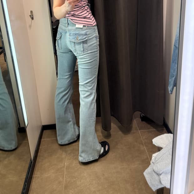 자라Zara TRF bootcut lowrise jeans 36사이즈