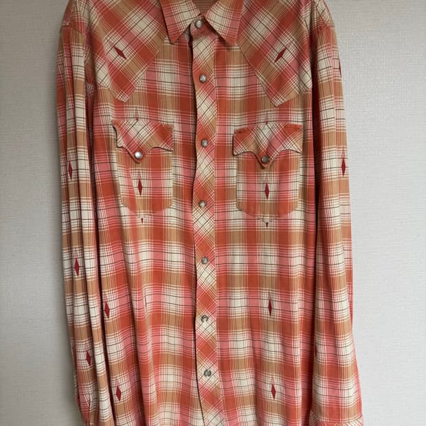 L RRL 더블알엘 웨스턴 체크 셔츠