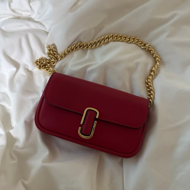 마크 제이콥스 더 J 마크 숄더백 레드