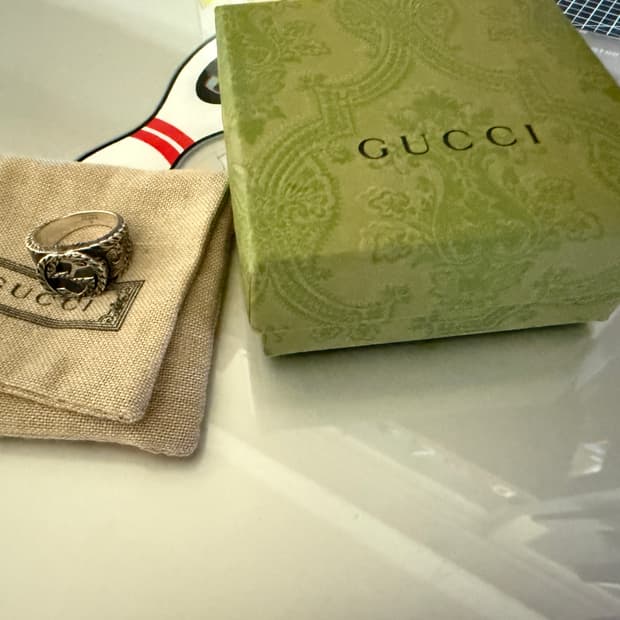 구찌 인터로킹 반지 (20호)