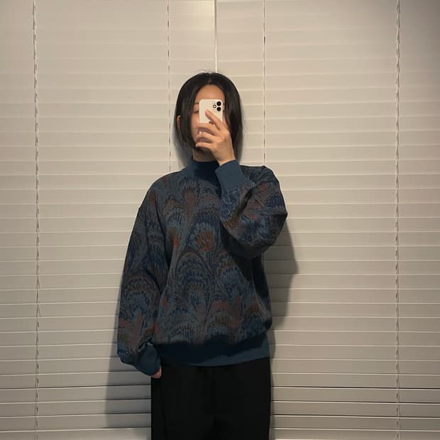 크리스찬 디올 무슈 모크넥 니트