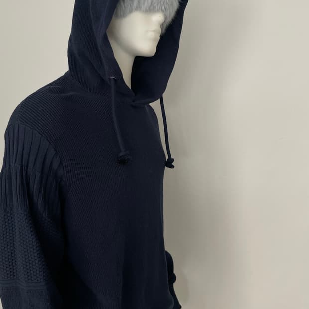knit hoodie