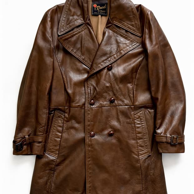 70's Reed Sprotswear 레더 코트 L(100)