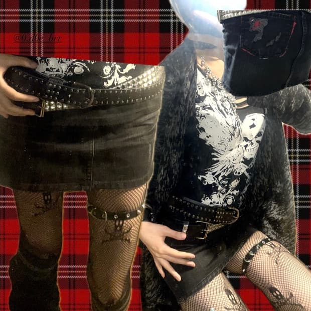 나나깔 데님 미니 스커트💋🎸