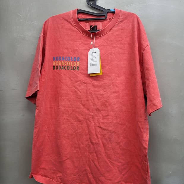 코닥 KODACOLOR 티셔츠 새상품