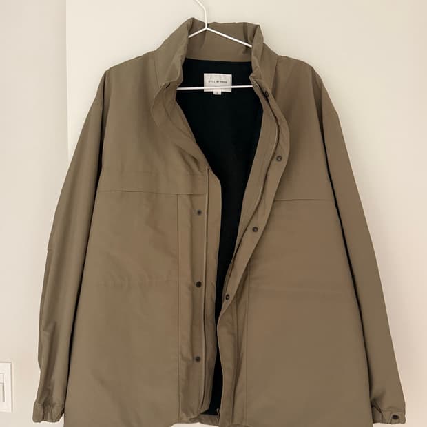 스틸바이핸드 하이넥 블루종 카키색상 2size