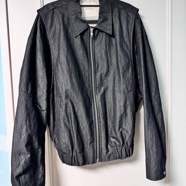 파브레가 가먼트 워싱 블루종 자켓 2사이즈