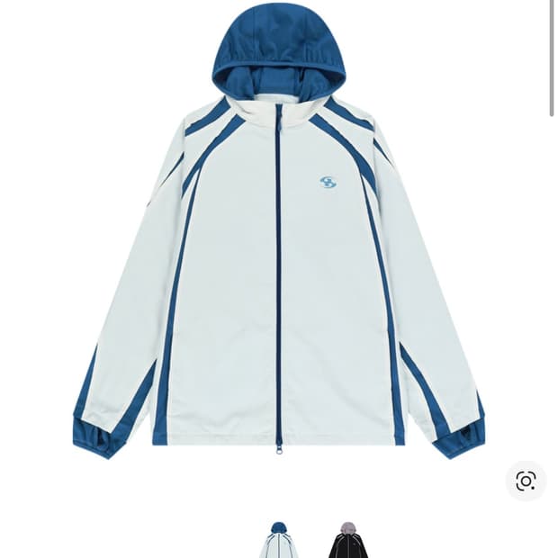 산산기어 슬래쉬 후디 자켓 오프화이트