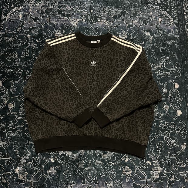 Adidas leopard sweatshirt